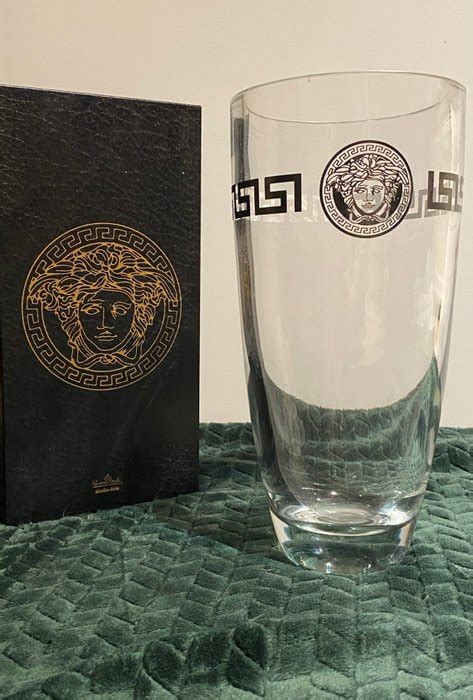 vaso versace vetro